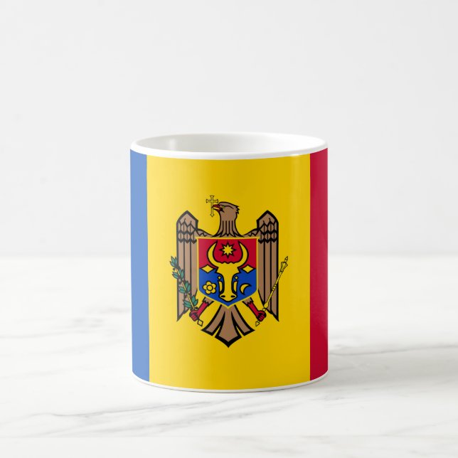 Mug Drapeau de Moldova (Centre)