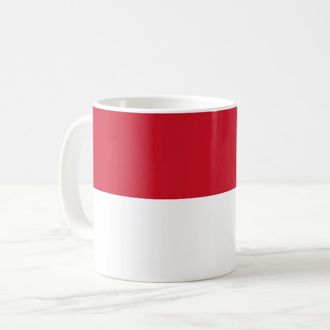 Mug Drapeau de Monaco (Devant gauche)