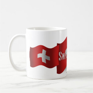 Mug Drapeau de ondulation de la Suisse
