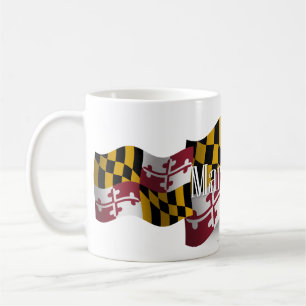 Mug Drapeau de ondulation du Maryland
