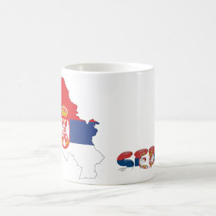 Mug Drapeau de pays serbe