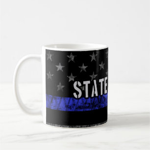 Mug Drapeau de police de l'État en détresse