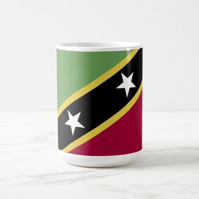 Mug Drapeau de Saint-Kitts-et-Nevis (Centre)