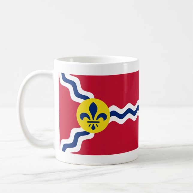 Mug Drapeau de St Louis, Missouri (Gauche)