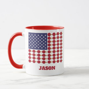 MUG DRAPEAU DE TABLE TENNIS USA