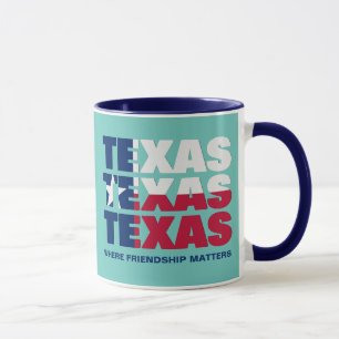 Mug DRAPEAU DE TEXAS Patriotique Personnalisé