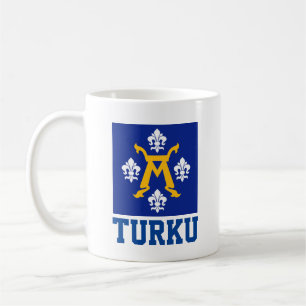 Mug Drapeau de Turku, Finlande
