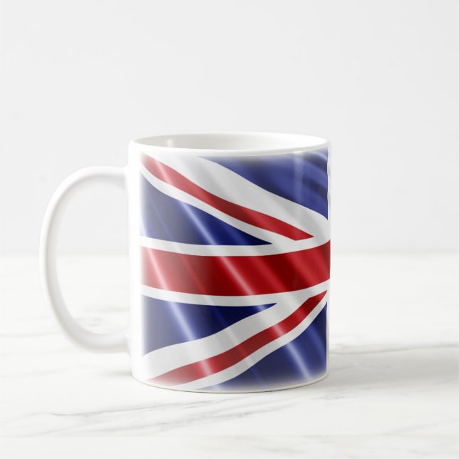 Mug Drapeau de Union Jack patriotique (Gauche)