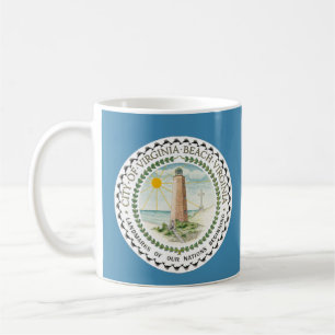 Mug Drapeau de Virginia Beach, Virginie