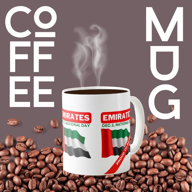 Mug Drapeau des Émirats arabes unis patriotique (Créateur téléchargé)