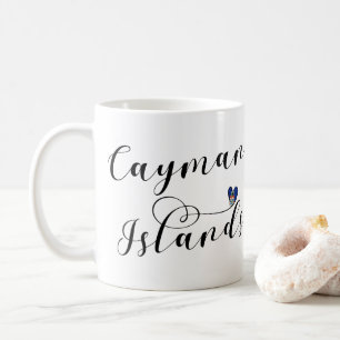 Mug Drapeau des îles Caïmans Coeur, îles Caïmans