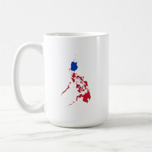 Mug Drapeau des Philippines sur la carte