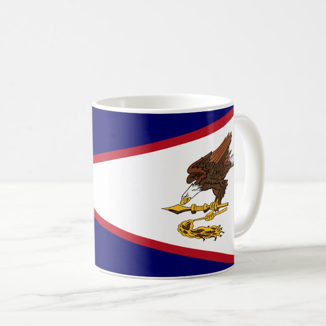 Mug Drapeau des Samoa américaines (Devant droit)