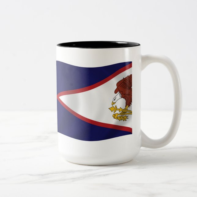 Mug Drapeau des Samoa américaines (Droit)