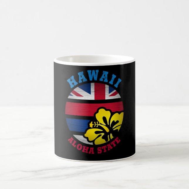 MUG DRAPEAU D'ÉTAT DE HAWAII ALOHA (Centre)