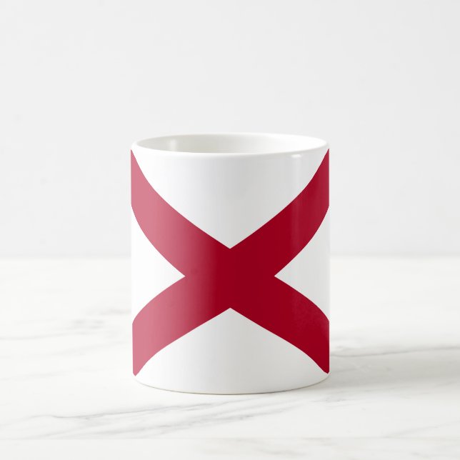 Mug Drapeau d'État de l'Alabama (Centre)
