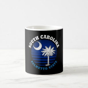 MUG DRAPEAU D'ÉTAT DE PALMETTO DE CAROLINE SUD
