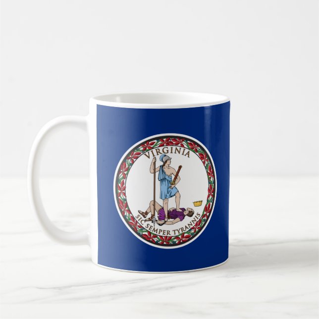 Mug Drapeau d'État de Virginie (Gauche)
