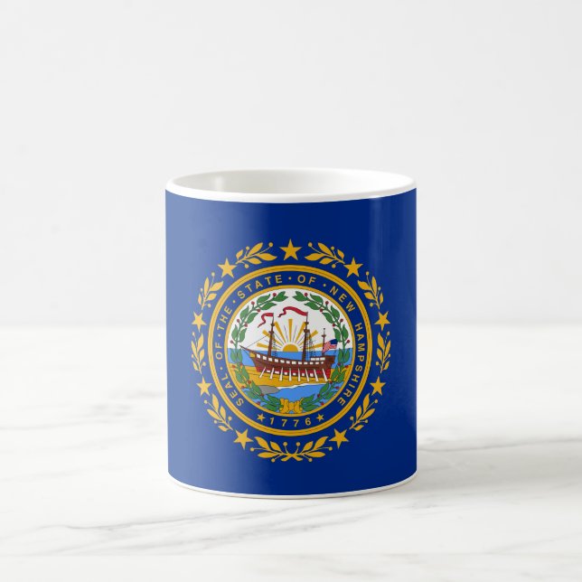 Mug Drapeau d'Etat du New Hampshire (Centre)