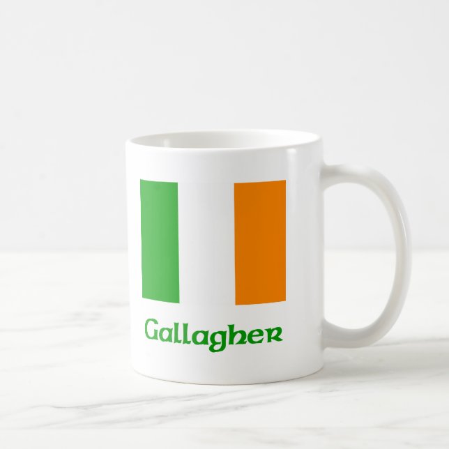 Mug Drapeau d'Irlandais de Gallagher (Droite)