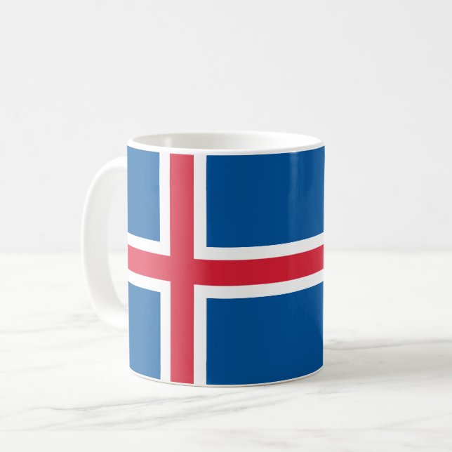 Mug Drapeau d'Islande (Devant gauche)