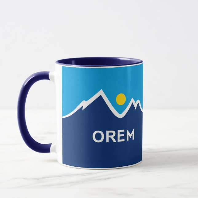 Mug Drapeau d'Orem, Utah (Gauche)