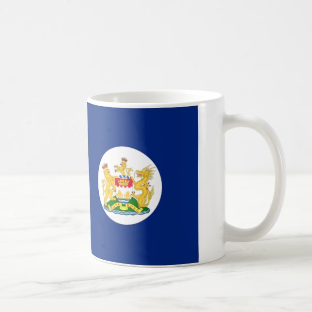 Mug Drapeau du 英屬香港 de Hong Kong (1959 - 1997) (Droite)