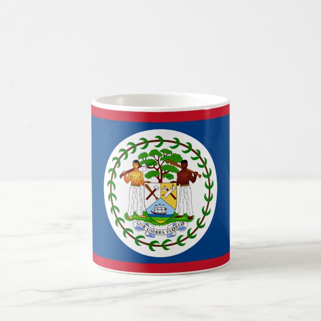 Mug Drapeau du Belize (Centre)