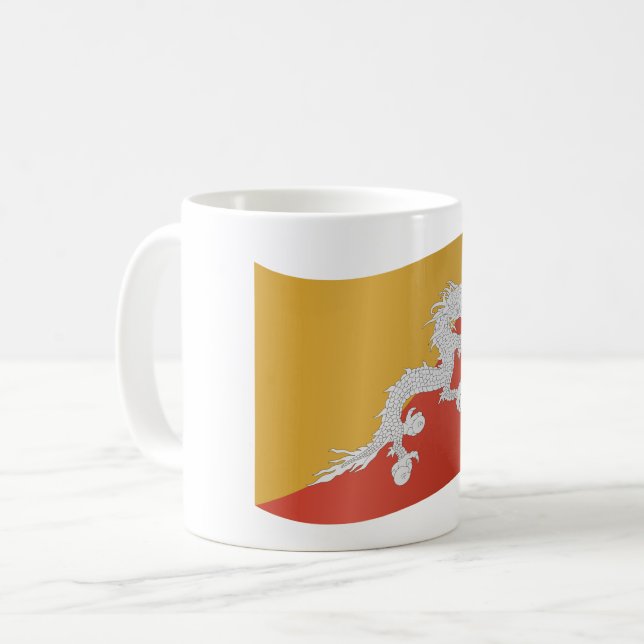 Mug Drapeau du Bhoutan (Devant gauche)