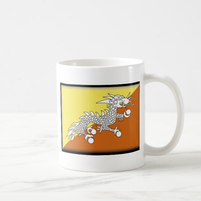 Mug Drapeau du Bhutan (Droite)