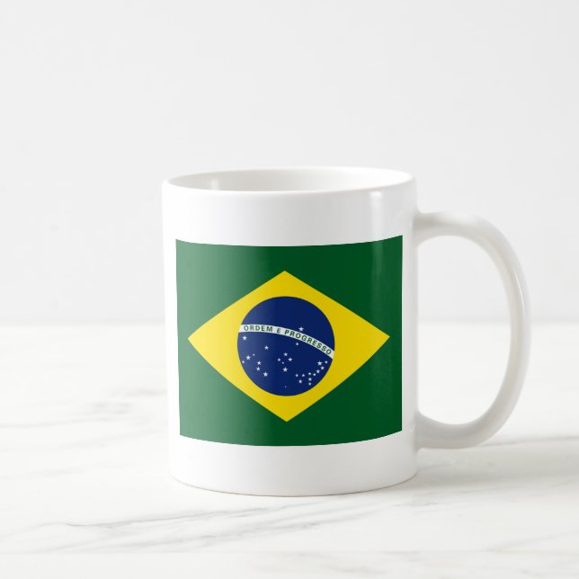 Mug Drapeau du Brésil (Droite)