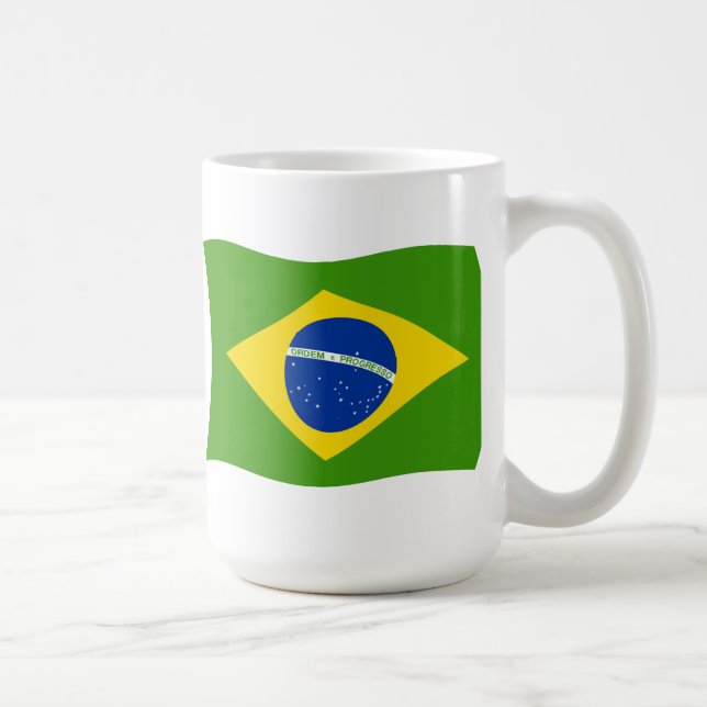 Mug Drapeau du Brésil (Droite)