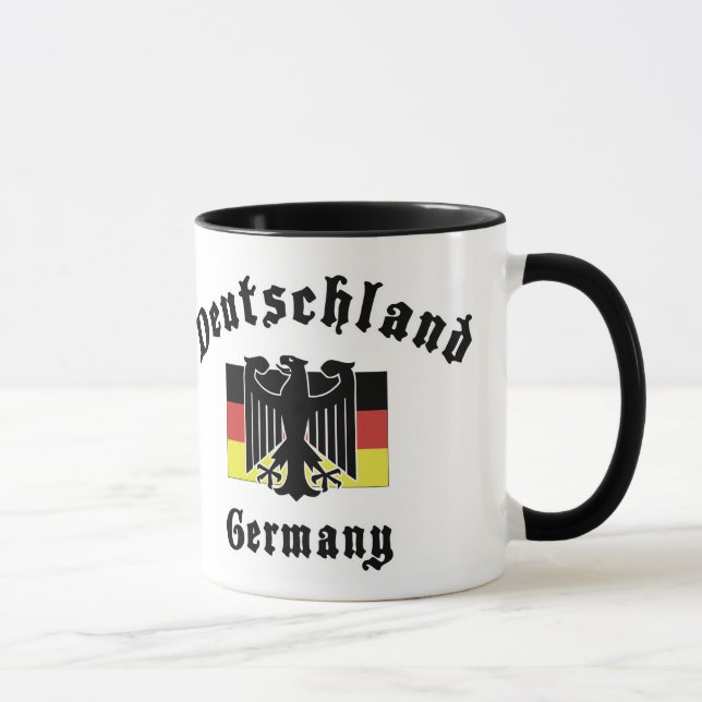 Mug Drapeau du Deutschland Allemagne (Droite)