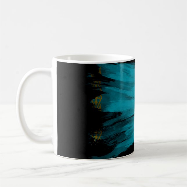 Mug Drapeau du Kazakhstan bracelet, drapeau national (Gauche)