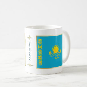 Mug Drapeau du Kazakhstan + Musique de la carte