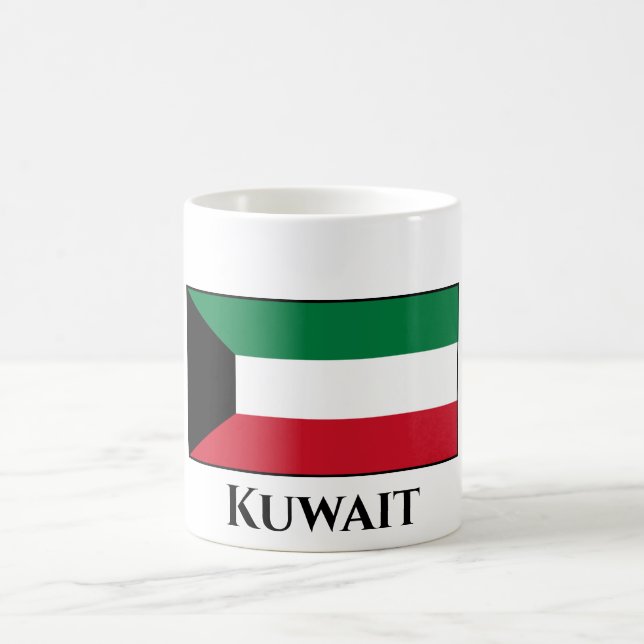 Mug Drapeau du Koweït (Centre)