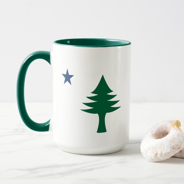 Mug Drapeau du Maine 1901 (Avec donut)