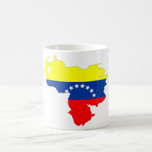 Mug drapeau du pays du venezuela symbole de forme