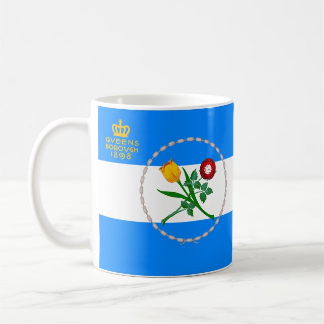 Mug Drapeau du Queens, NY (Gauche)