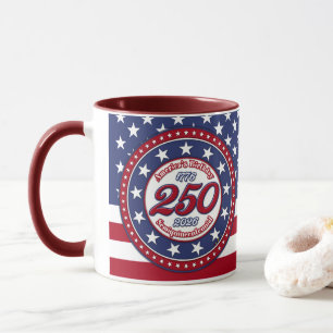 Mug Drapeau du Semiquincentenaire du 250e Anniversaire
