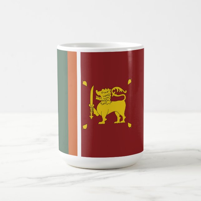 Mug Drapeau du Sri Lanka (Centre)