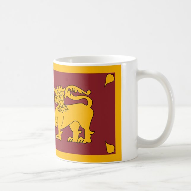 Mug Drapeau du Sri Lanka (Droite)