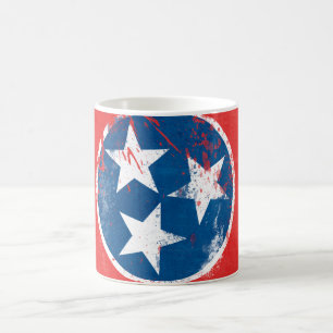 Mug Drapeau du Tennessee en détresse