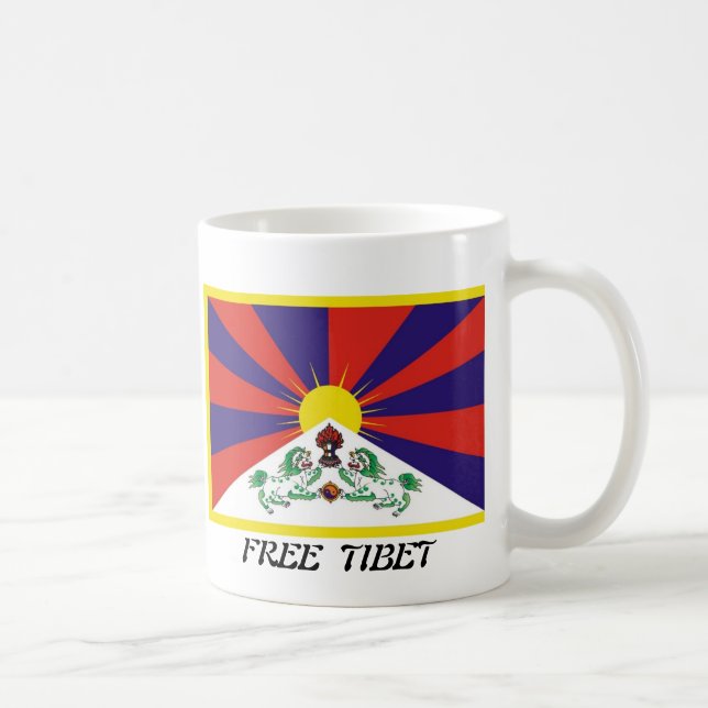 Mug Drapeau du Thibet (Droite)