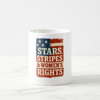 Mug Drapeau en détresse Étoiles, Rayures et Droits des