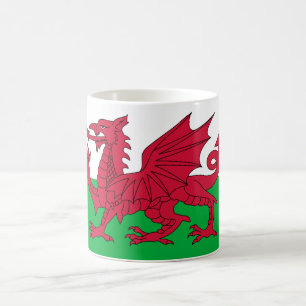 Mug Drapeau gallois (Pays de Galles) (Dragon gallois)