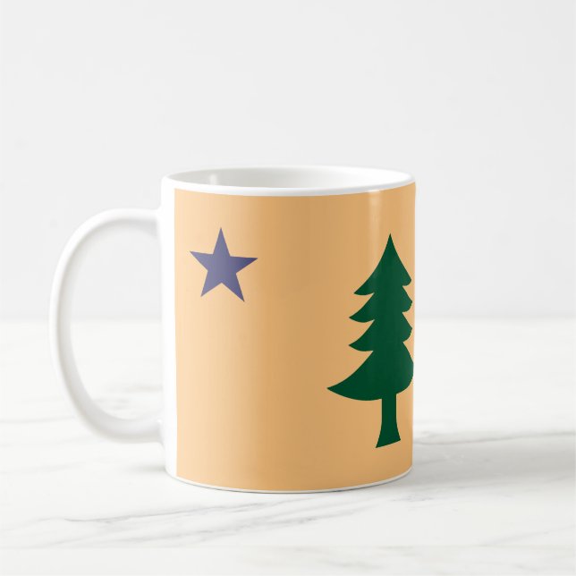 Mug Drapeau historique du Maine (1901-1909) (Gauche)