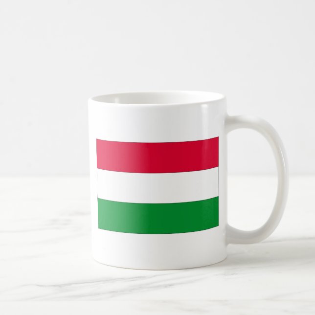 Mug Drapeau hongrois, Drapeau hongrois (Droite)