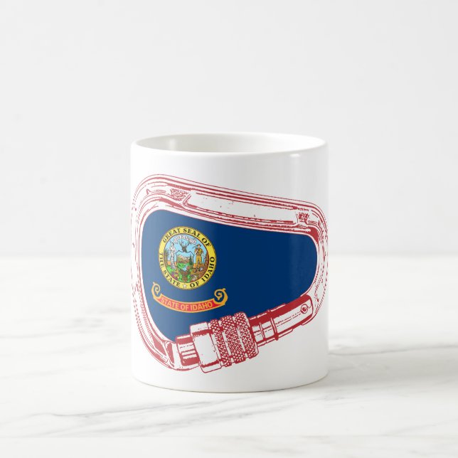 Mug Drapeau Idaho Escalade carabiner (Centre)