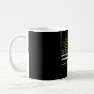 Mug Drapeau irlandais américain Saint Patrick Shamrock